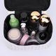 thumbnail image 5 of Bolsa de cosméticos de 3 piezas con cierre de cremallera, bolsa de maquillaje de viaje de tweed, color blanco para mujeres y niñas Ygjytge Para estrenar, 5 of 8