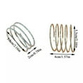 thumbnail image 3 of HOOUN 1 Pcs Costume Accessory Spiral Armband Rhinestone Swirl Bracelets Armlet +-silver 3 rows, 3 of 9