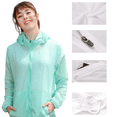 thumbnail image 4 of Chaqueta con capucha de protección solar para mujer Camisas UV de manga larga con bolsillos Senderismo Rendimiento al aire libreL Jormftte CPB-DE-WX37-6, 4 of 6