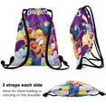thumbnail image 6 of Bonkers-theme Drawstring Backpack Sports Gym Bag Water Resistant String Bag Cinch Bag，12‘’X16‘’（30X40cm）, 6 of 6