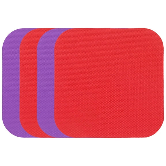 4 Pcs Bottle Opening Mat Grab Handle Jar Can Opener Cup Coaster Rubber Gripper Pads