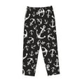 thumbnail image 4 of Daiia Anchor Women's Sleep Pant with Pockets and Drawstring,Pajama Pants-Small, 4 of 9
