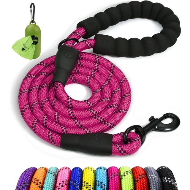 1 dog leash, comfortable padded handle, high reflection light, suitable for medium and large dogs
