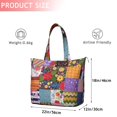 thumbnail image 4 of Pioneer Flower Floral Print Pattern Travel Tote Bags for Women Carry On,Large Weekender Bags for Women Travel,Multi Functional Duffle Bag for Work,Shopping,Sports, 4 of 5