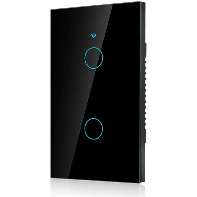 Smart Switch WiFi Touch Screen Switch-Alexa Google Wireless Remote Control System Easy To Install