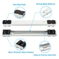thumbnail image 3 of Uxcell Appliance Rollers, Extendable Appliance Sliders with Wheels,  White, 2pack, 3 of 7