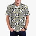 thumbnail image 1 of Fotbe Panda With Crown And Stars Camiseta Polo de Golf para Hombre con Estampado – Camisa Deportiva Transpirable con Cuello Abotonado-Medium, 1 of 6