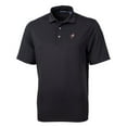 thumbnail image 2 of Men's Cutter & Buck Black Ohio State Buckeyes Team Big & Tall Virtue Eco Pique Recycled Polo, 2 of 3