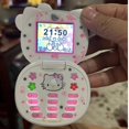 thumbnail image 3 of RWJDXD Chemises Décontractées d'Été pour Femmes Mode Urbaine Manches Courtes Crop Tops Imprimé Chat Hello Kitty Col Rond Ajusté T-Shirts, 3 of 5