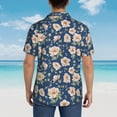thumbnail image 6 of Goofa Flower Hawaiian Shirt for Men, Unisex Summer Beach Casual Short Sleeve Button Down Shirts,Aloha Tropical Floral print shirt-X-Large, 6 of 9