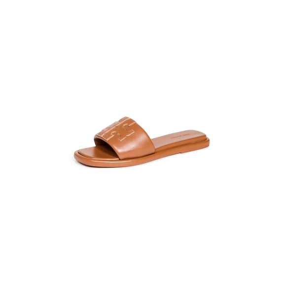 Tory Burch Womens Double T Sport Slide Sandal