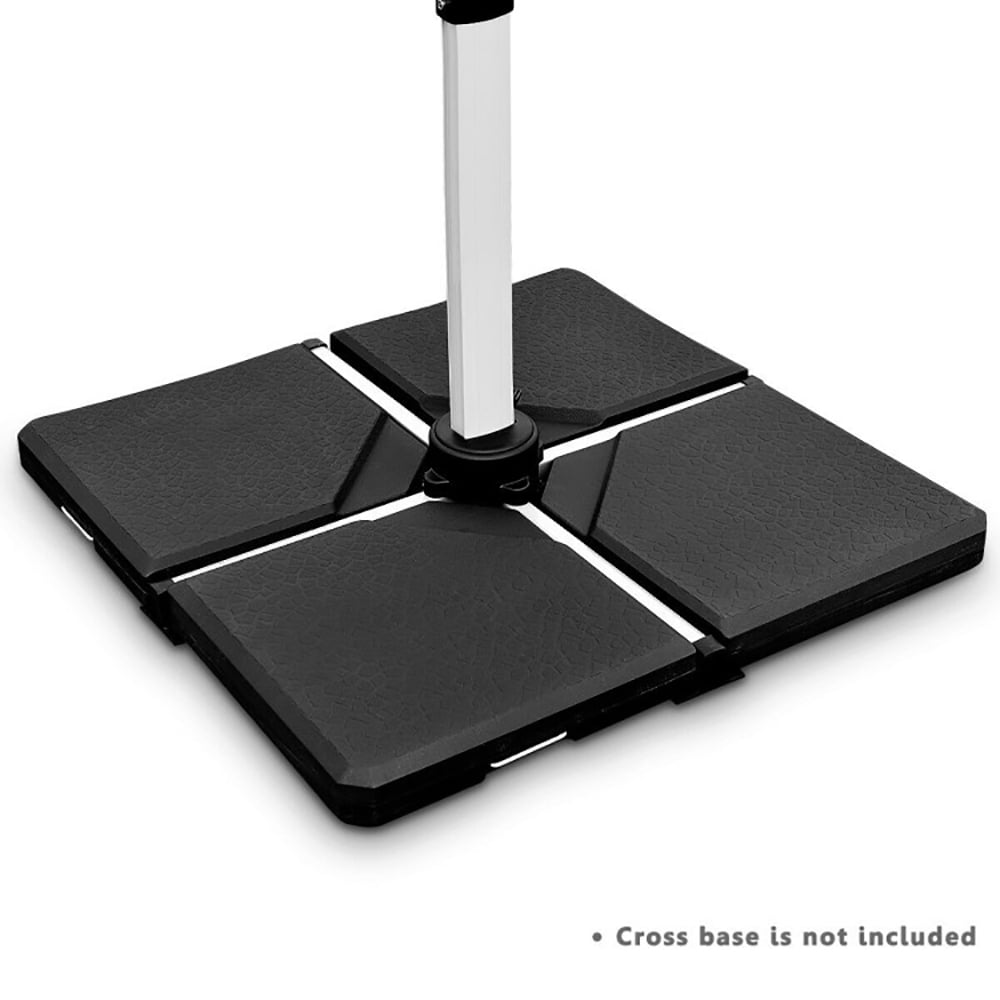 Aimee Lii Square Fillable Patio Umbrella Base Set with Handle and Funnel, Patio Umbrella Base Aimee Lii Square Fillable Patio Umbrella Base Set with Handle and Funnel, Patio Umbrella Base