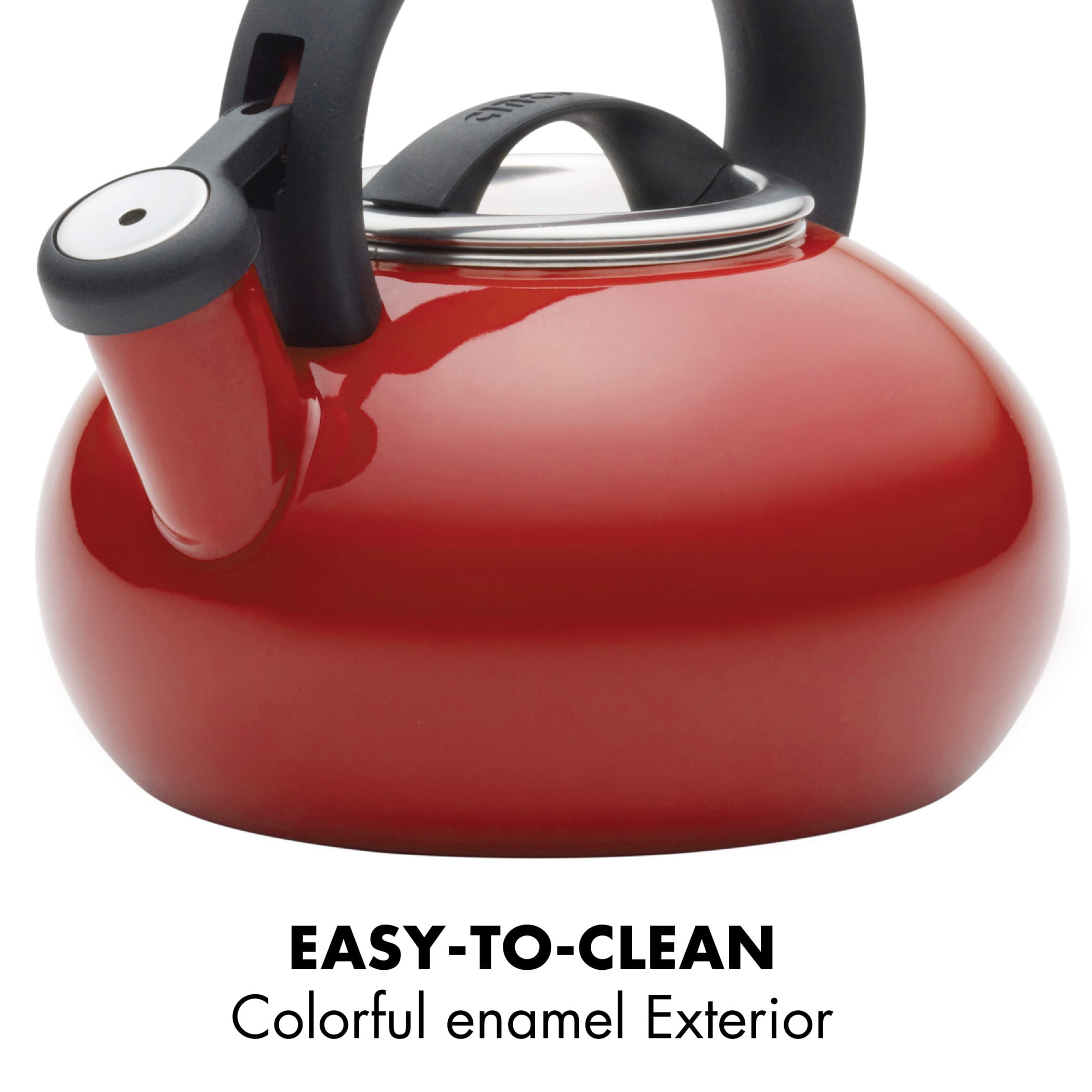 Circulon 1.5-Quart Sunrise Teakettle, Bell Pepper Red 