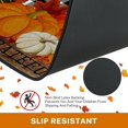 thumbnail image 6 of Wood Pumpkin Retro Vintage Kitchen Rugs and Mats Non Skid Washable Set of 2, Maple Thanksgiving Rustic Fall Runner Rug, Kitchen Floor Mat Under Sink Mat Throw Rug for Doormat, 6 of 6