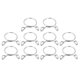 thumbnail image 1 of 10 Pcs Abrazaderas de resorte para manguera de combustible de 18 mm, abrazaderas de clip para tubería de agua para motocicleta, scooter y ATV, 1 of 6