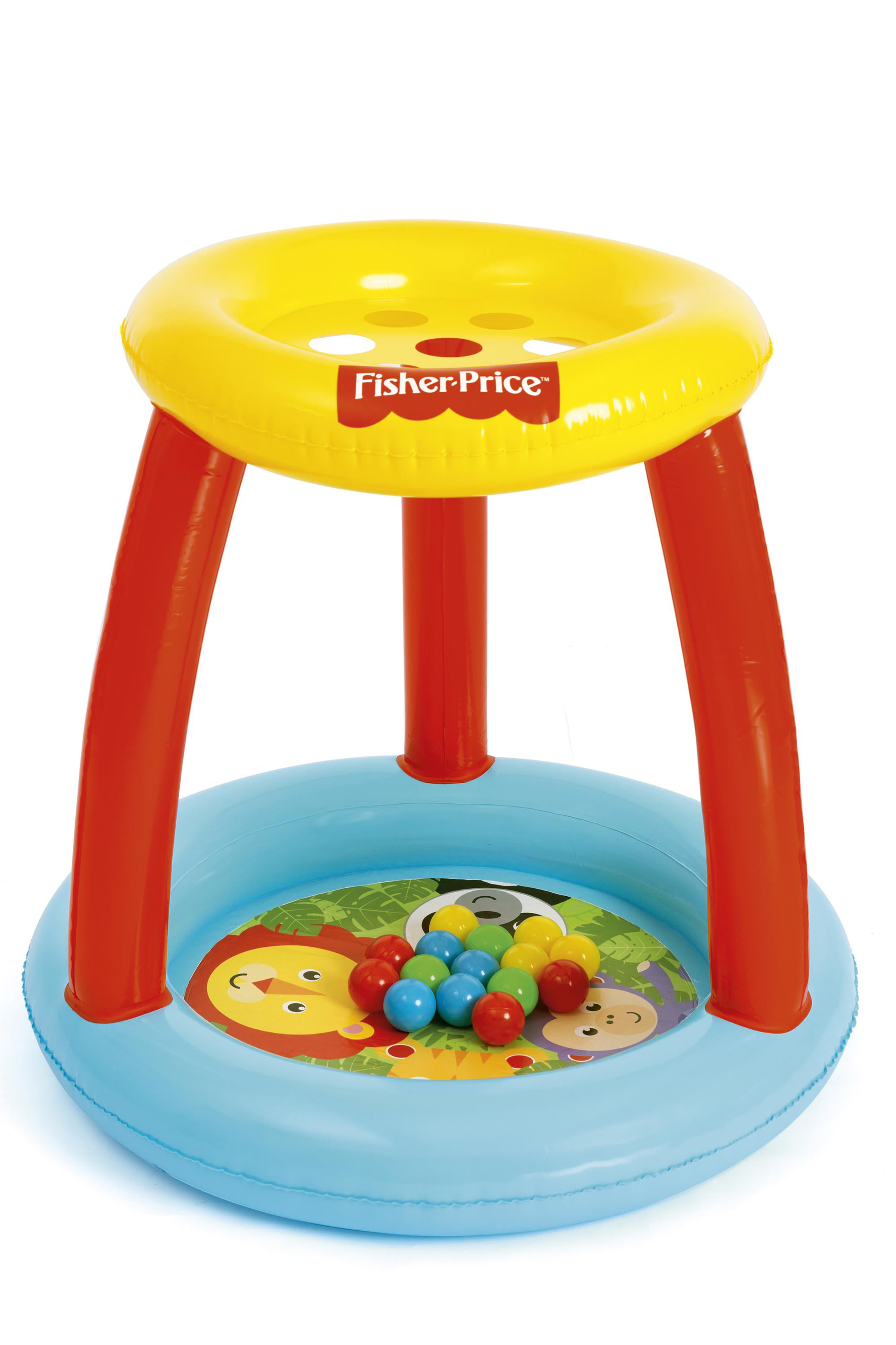 FisherPrice Animal Friends Inflatable Ball Pit with 15