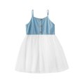 thumbnail image 2 of Matching Mommy and Daughter  Vest Dress Italian Strap Pocket Button Dress Outfits, 2 of 7
