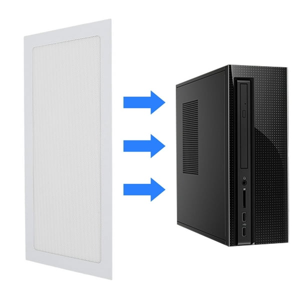 2 Piezas PC Case Filtro De Malla De Polvo PVC Filtro De Polvo Del Ventilador De La Computadora Magnética Del Ventilador De La Fuente De Alimentación Ventilador De Polvo De PC