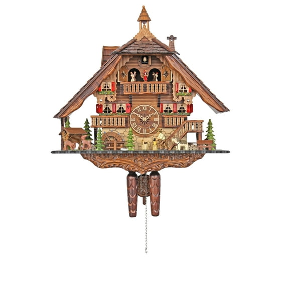 Engstler Quartz Cuckoo Clock - The Busy Wood Chopper