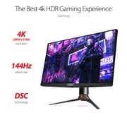 ASUS ROG Swift 32” 4K HDR 144Hz DSC Gaming Monitor (PG32UQX) - UHD (3840 x 2160), Mini-LED IPS, G-SYNC Ultimate, Local dimming, Quantum Dot technology, DisplayHDR 1400, Eye Care, DisplayPort, HDMI