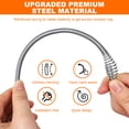 thumbnail image 6 of HODVIT 25Ft Drain Snake, Plumbing Snake Drain Hair Clog Removal Tool, Suitable for Kitchens, Bathrooms and Sinks, Includes Protective Hose and Gloves, 6 of 10