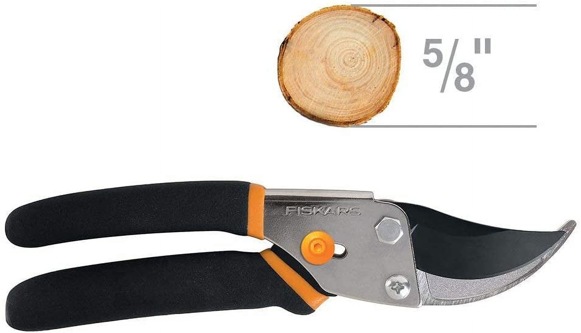 Fiskars Bypass Pruning Shears Garden Tool with Steel Blade - image 3 of 4
