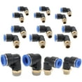 thumbnail image 6 of 2 Sets Quick-connect Pneumatic Plug-in Connector Threaded Straight-through 16-piece Hose Tube Coupler Crimp, 6 of 6