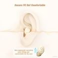 thumbnail image 3 of Tiny Small Mini Invisible Earbuds Wireless Bluetooth for Small Ears Low Profile Discreet Hidden Earbuds for Work Sleep Ear Buds Invisible Headphones, 3 of 6