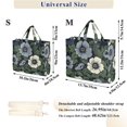 thumbnail image 2 of FORMRS Womens Corduroy Tote Bag Crossbody Shoulder Handbag with Pocket, Dark Floral, 2 of 7