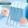 thumbnail image 6 of EXLEAF 2026 New Blackhead Remover Pimple Popper Tool Stainless Steel Needle Acne Popping for Home,Salon,Spa,Dermatology, 6 of 7