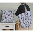thumbnail image 5 of Soimoi Blue Rayon Fabric Flower & Butterfly Print Fabric by Yard 56 Inch Wide, 5 of 5