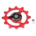 thumbnail image 2 of S SERENABLE 12T Bike Aluminum Rear Derailleur Pulley Wheel Lightweight Red, 2 of 7