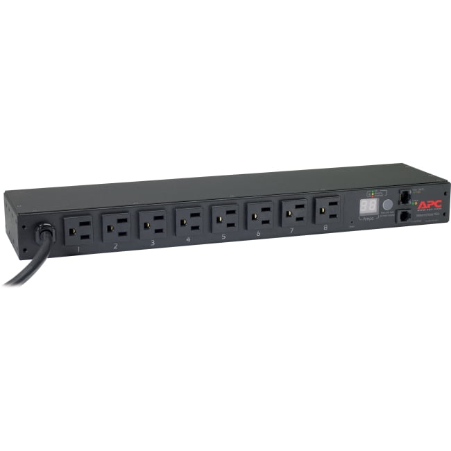 APC by Schneider Electric Power Strip 6 Outlet 2 Foot Cord 120V Black 