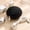 Black, variant on Round Hard Shell Earphone Storage Case, Portable Anti-Press Cable Earbud Organizer Box with Zipper