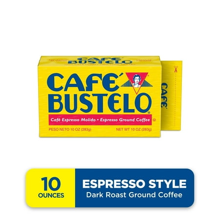 Cafe Bustelo Estilo Espresso Tueste Oscuro 10 oz Ladrillo