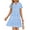 Blue Floral, variant on Fall Dresses for Women Long Sleeve V Neck Midi Dress Casual Loose Flowy Swing Tiered Dress with Pockets