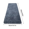 thumbnail image 5 of PLAYDEVMO Faux Sheepskin Area Rug 24x59 Inch Soft Shaggy Carpet for Bedroom Living Room - Plush Floor Mat Non-Slip Backing Tan Color Home Decor, Purple Pink, 5 of 6
