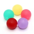 thumbnail image 2 of U8MO 15 Mixed Color Frosted Acrylic Round Chunky Beads 18mm Smooth Ball Rubber Tone, 2 of 5