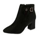 thumbnail image 1 of NECHOLOGY Botas Mujer Adulto Femenino Zapatos Botines de mujer Zapatos de mujer Botas de Cremallera lateral Punta estrecha Botas antideslizantes Botas transpirables (Black, 6), 1 of 6
