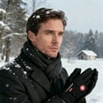 thumbnail image 5 of TELOLY Winter Gloves,Insulated Gloves Work Gloves,Cold Weather Protection Soft Fit Snow Gloves,S,Black, 5 of 7
