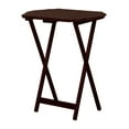thumbnail image 4 of Linon Henson Folding Snack Tray Table Set, Set of 2, Espresso Finish, 4 of 5