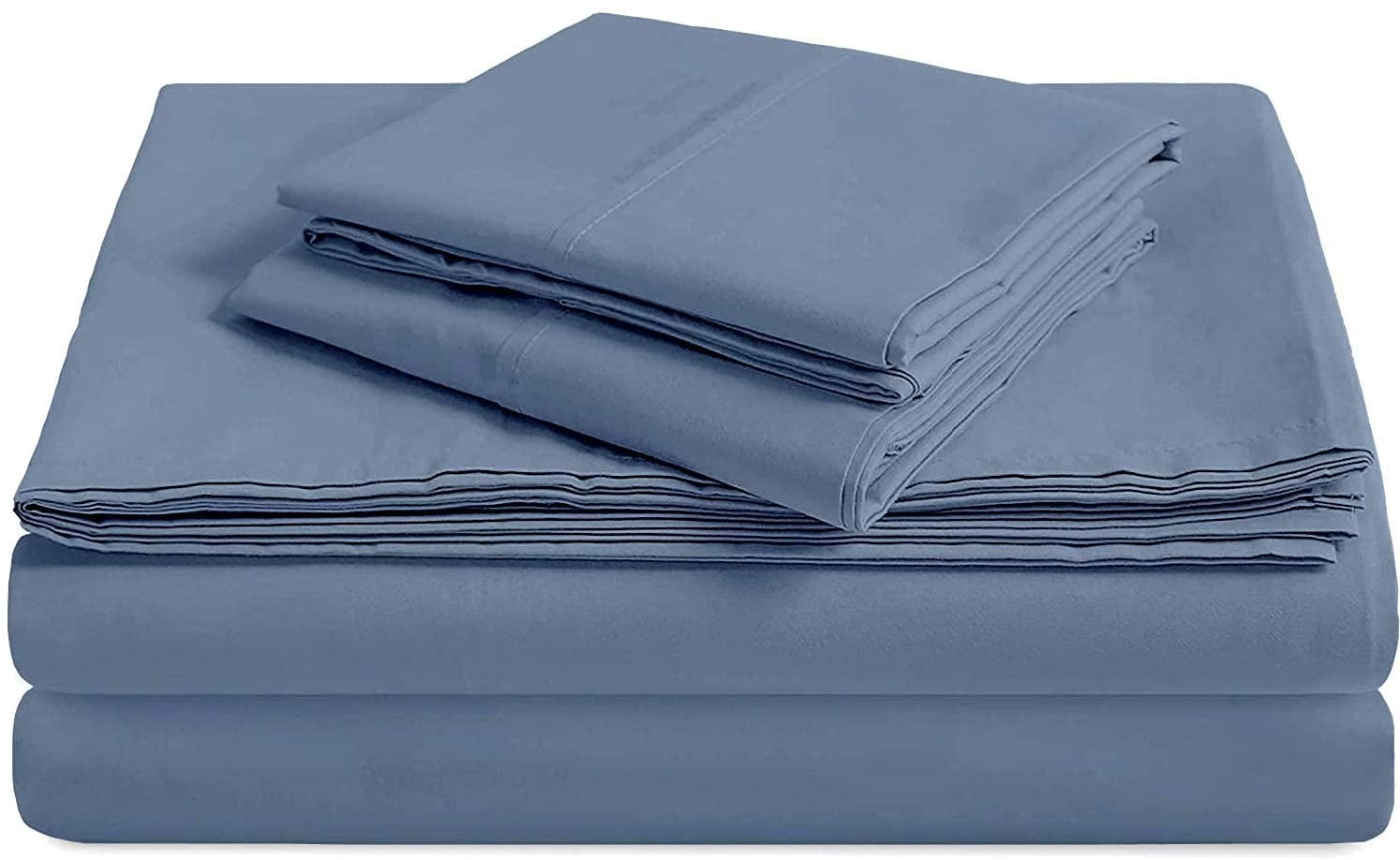 1800 THREAD COUNT 6PC CALIFORNIA KING WATERBED SHEET SET W/ POCKETS POLES❤ 