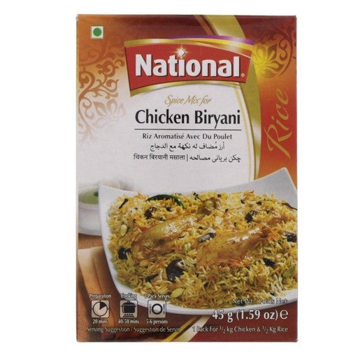 National Spice Mix For Chicken Biryani 45g/90g