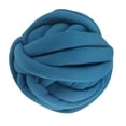 thumbnail image 2 of Hilo grueso para tejer a mano, suave, súper voluminoso, gigante, lavable, para hacer tú mismo Azul, 2 of 9