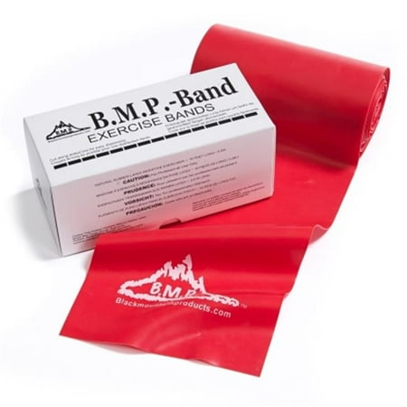 Black Mountain Products TB 6 Yard Red 6 yards Therapy Resistance Band, Red - Extra Heavy