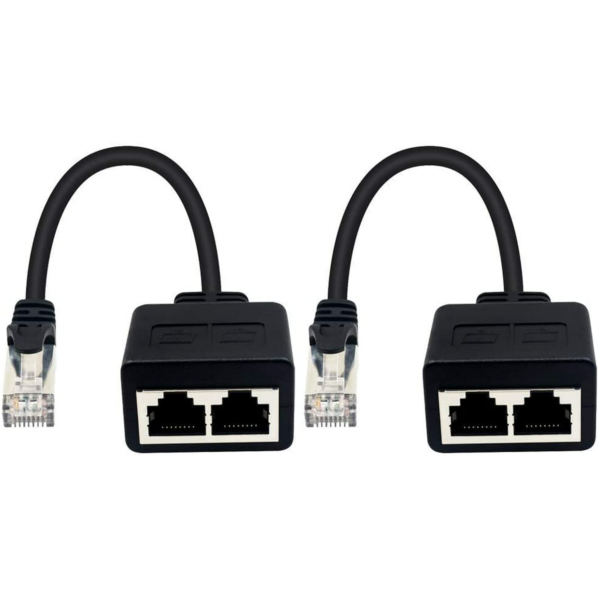 Adaptateur De Répartiteur De Réseau Ethernet RJ45 LAN Mâle 1