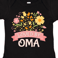 thumbnail image 4 of Inktastic Oma Loves Me Granddaughter for Girl Girls Baby Bodysuit, 4 of 5