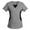 2-Gray, variant on 2025 Scrubs Top for Women Short Sleeve Color Block V Neck Shirt Nursing Working Uniform T-Shirts Scrub Tunic Blouse