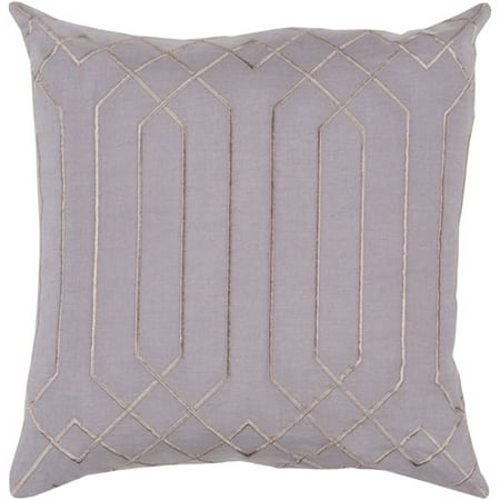 Skyline Gray 22 Inch Pillow Cover Skyline Gray 22 Inch Pillow Cover