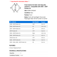 thumbnail image 2 of Front Control Arm Ball Joint Sway Bar Link Kit 4 - Compatible with 2005 - 2009 Pontiac G6 2006 2007 2008, 2 of 2